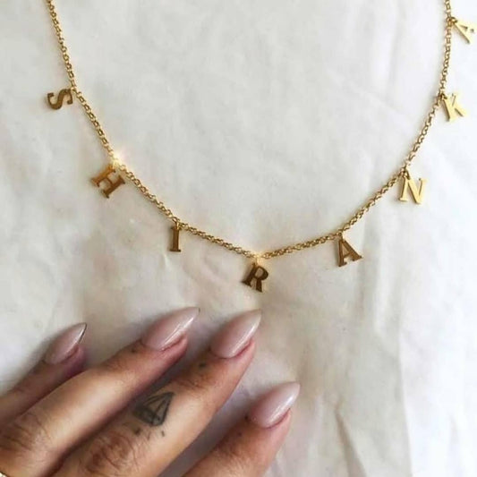 Customised Alphabet Name Necklace