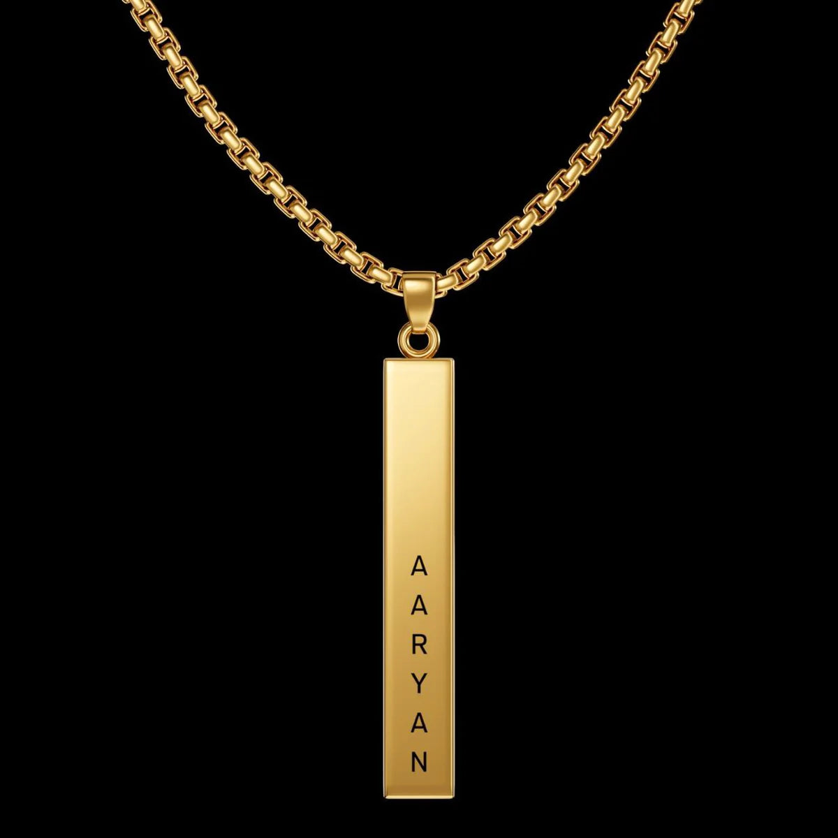 Customised Name Bar Chain