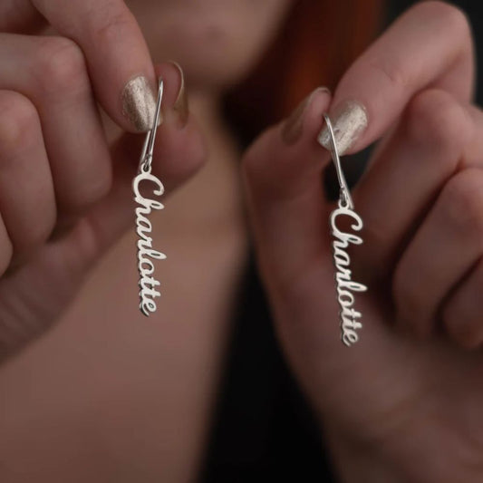 Customised Name Earrings