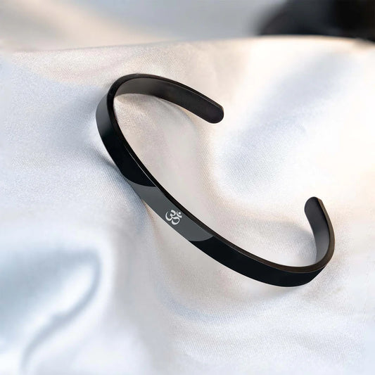 Om Symbol Cuff Bracelet