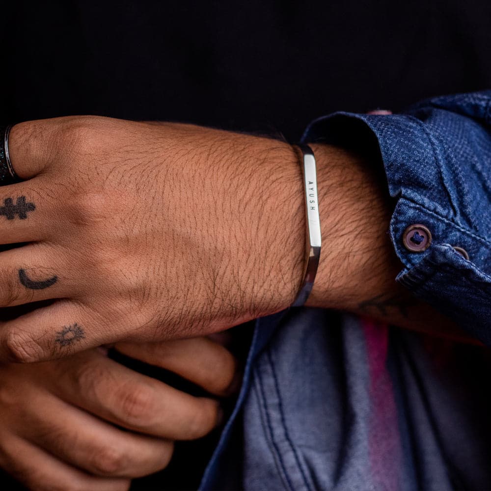 Engraved bracelet