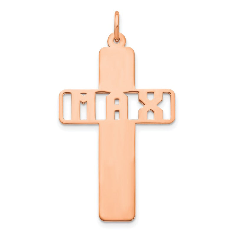 Cross Symbol Name Necklace