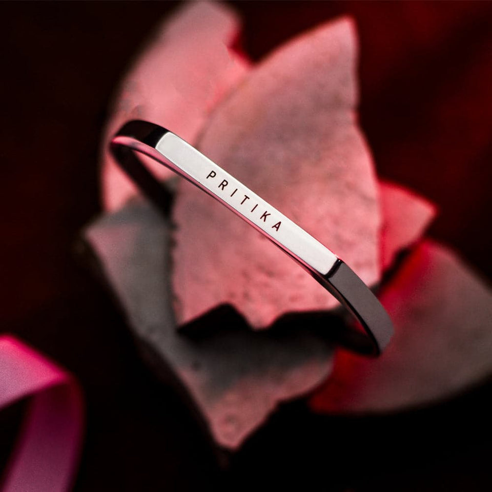 Engraved bracelet