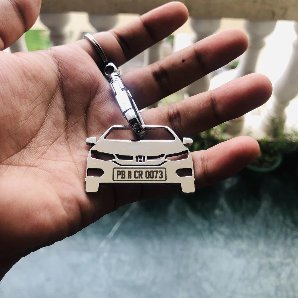 PERSONALISED CAR KEYCHAIN
