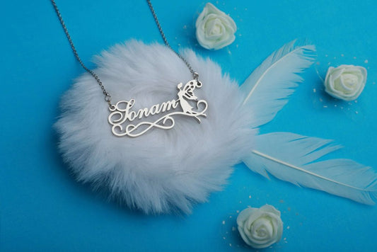 Customised Angel Name Necklace