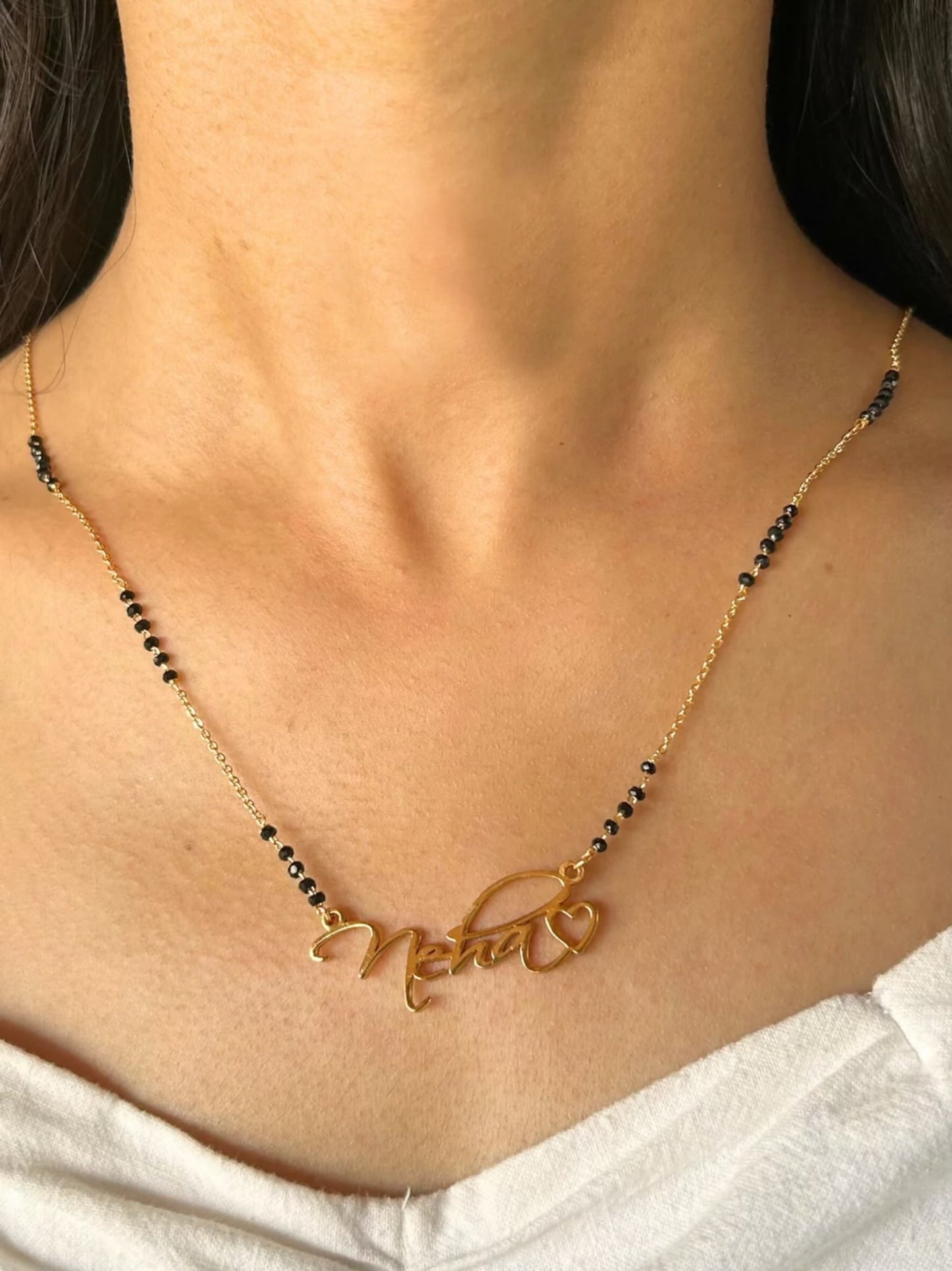 Name Mangalsutra Necklace