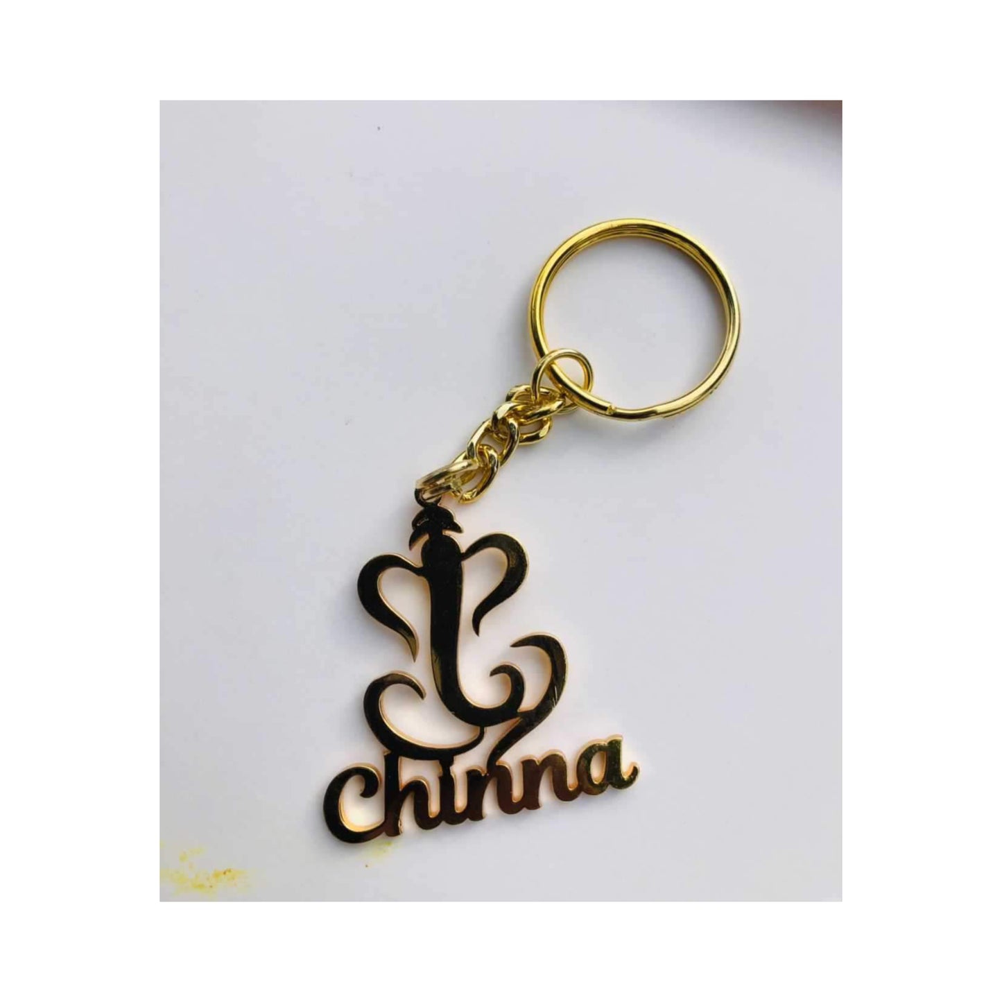 Customised God Ganesh keychain
