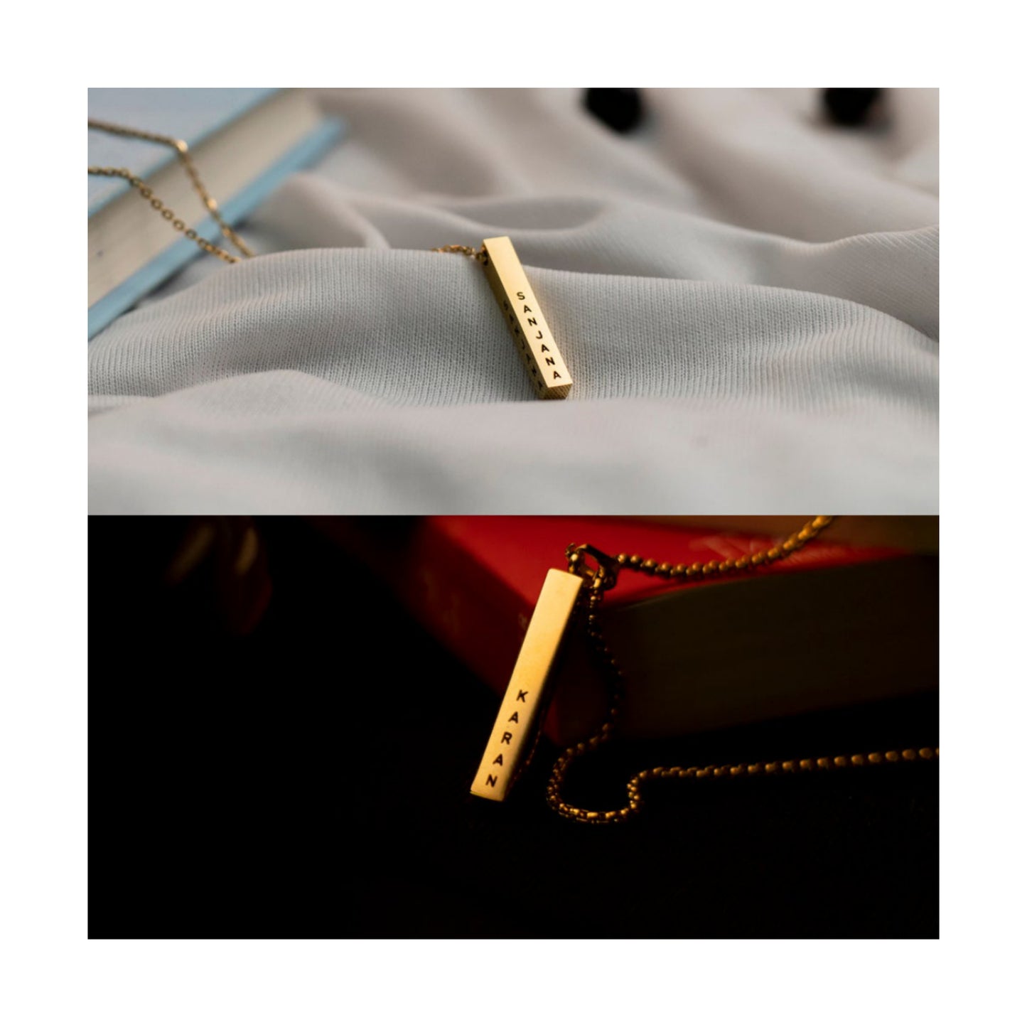 Customised Name Bar Chain
