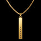 Customised Name Bar Chain