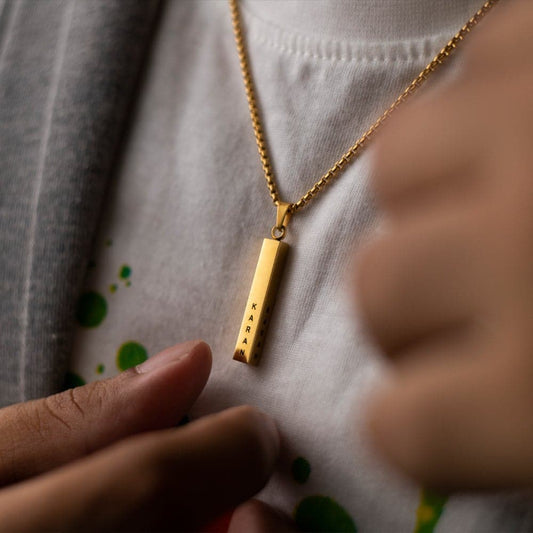 Customised Name Bar Chain