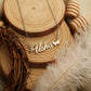 Customised butterfly name necklace