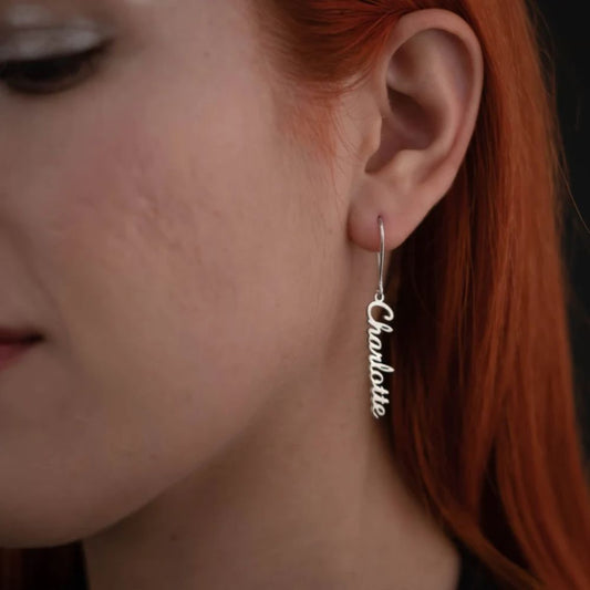 Customised Name Earrings