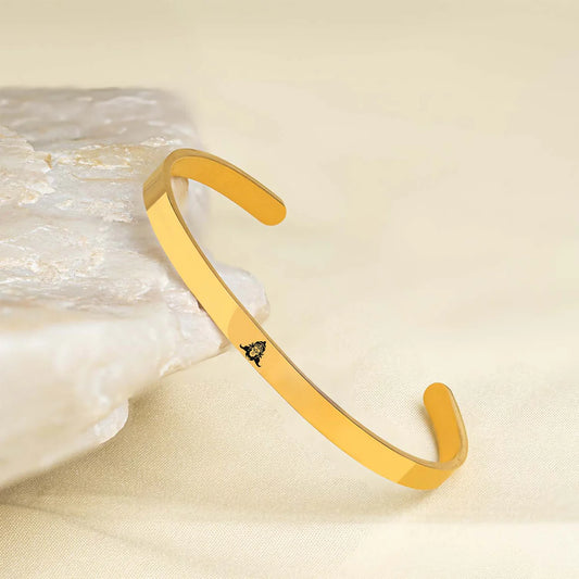 Hanuman Symbol Cuff Bracelet