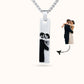 Customised photo engraved necklace