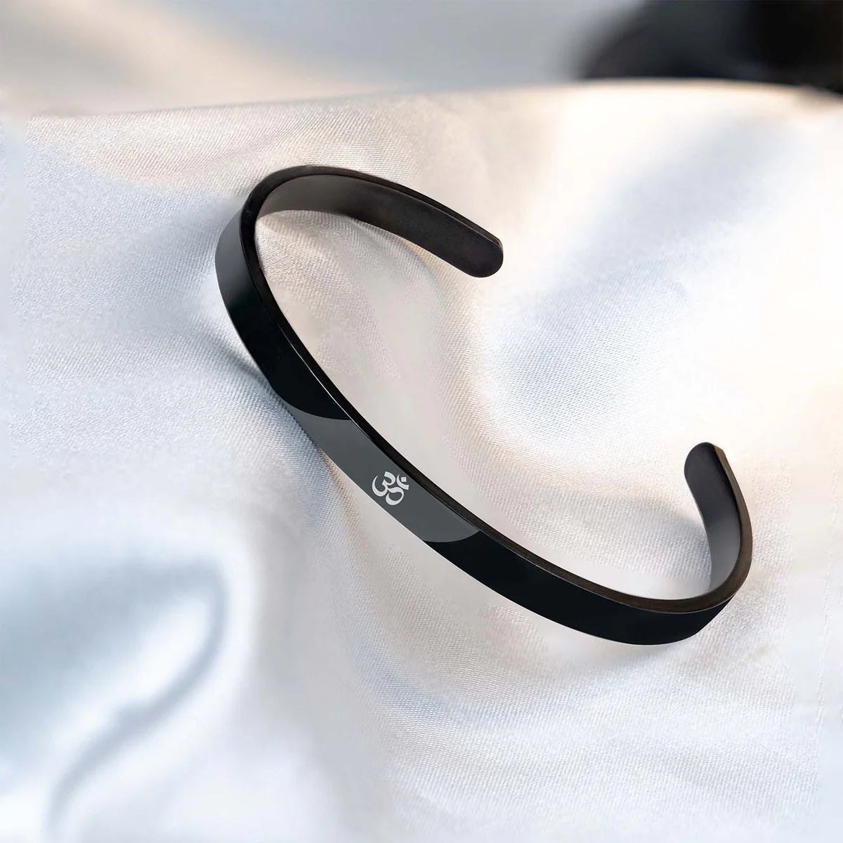 Om Symbol Cuff Bracelet
