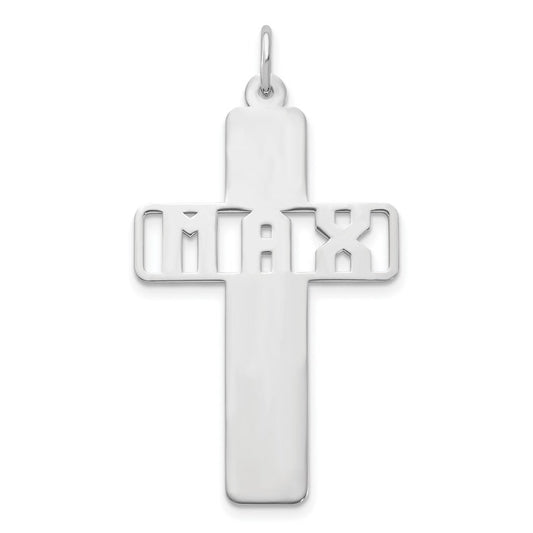 Cross Symbol Name Necklace