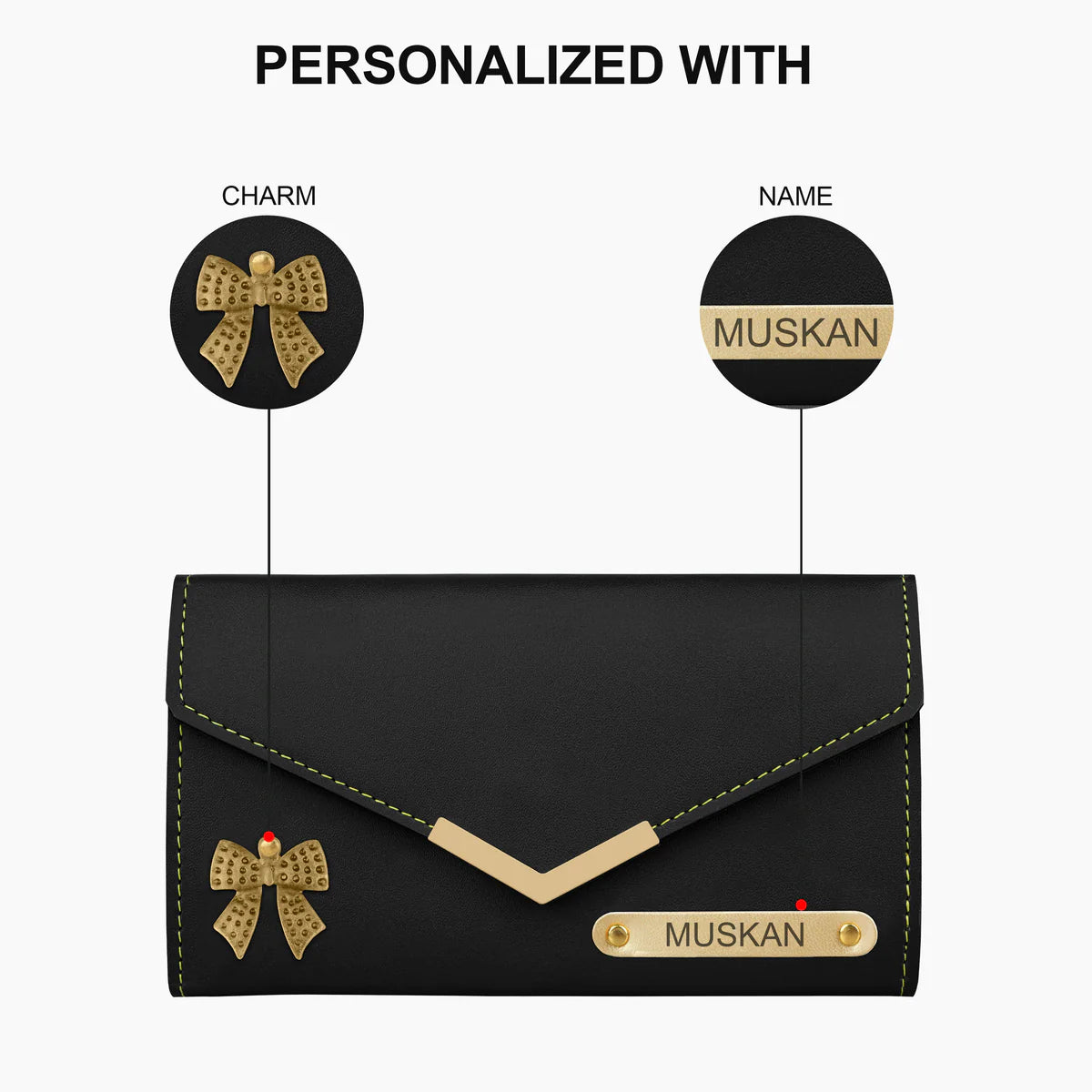 Customised Women’s name wallet