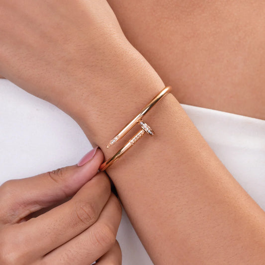 Nail Bangle Bracelet