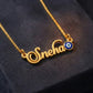 Customised Evil Eye Name Necklace