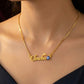 Customised Evil Eye Name Necklace