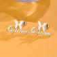 Butterfly Customised Name Earrings
