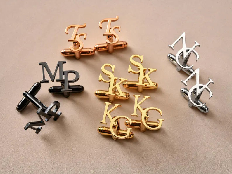 Customised Alphabet cufflink