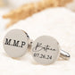 Engraved Customised Name Cufflinks