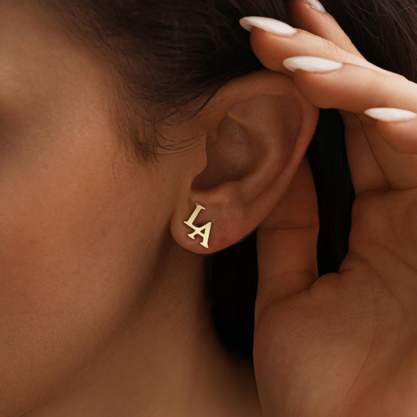 Alphabet Customised Name Earrings